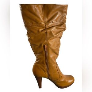 Guess Tan Leather Boots